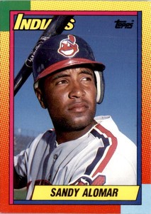 1990 Topps Traded Sandy Alomar Cleveland Indians #2T
