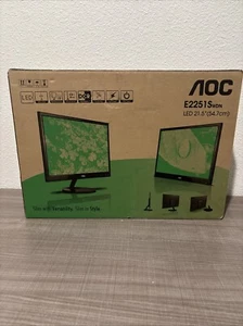 LED Monitor Aoc E2251 Swdn 21.5 “- New In Box - Picture 1 of 1