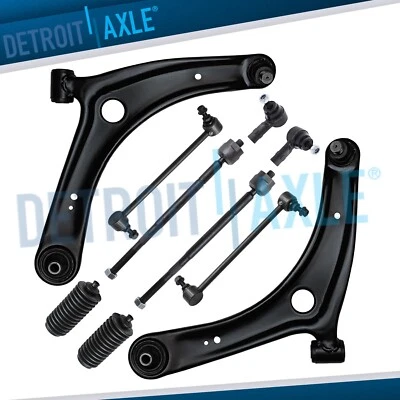 Front Lower Control Arms Sway Bars Tie Rods Kit for Mitsubishi Lancer Outlander - Image 1 of 4