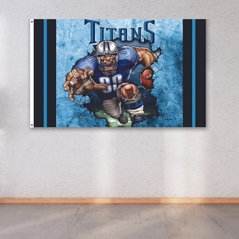 Tenessee Titans 3x5 ft Flag NFL Football Champions Wall Decor Banner Cover