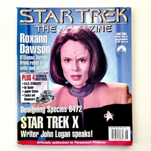 Star Trek The Magazine June 2001 V#2 #2 Roxann Dawson B'Elanna Torres Voyager - Picture 1 of 14