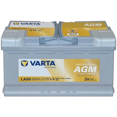 Varta LA95 Versorgungsbatterie AGM 95Ah Profesional Mover Caravan Solar-Batterie - Bild 1 von 3