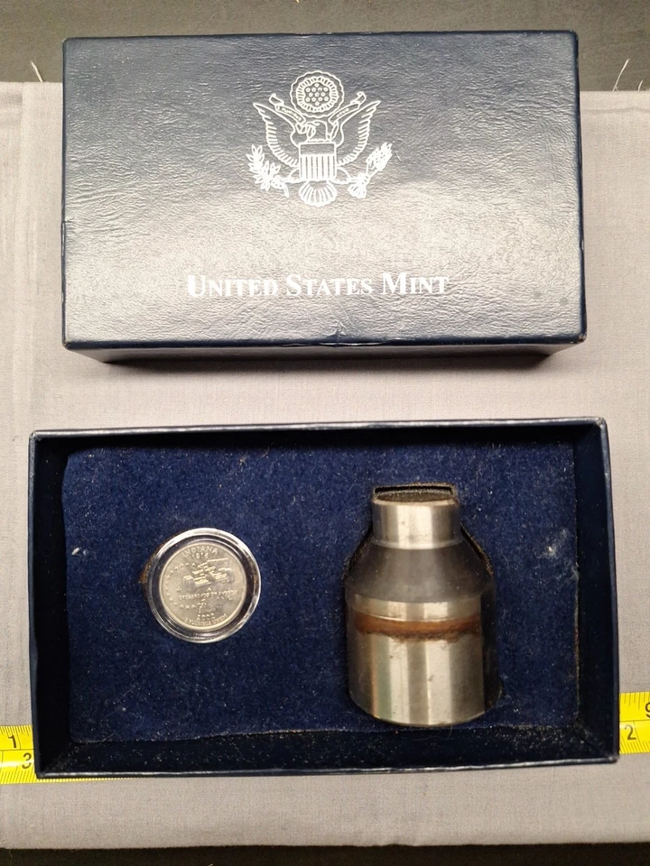 Us Mint  2002 Indiana Quarter Die Press ￼ - Image 1 of 1