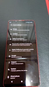 SONY Xperia 1 VI XQ-EC44 SIM-Free 256GB 12GB Scarlet Smartphone Japan Used - Picture 1 of 6