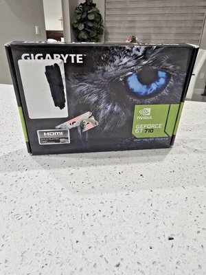 GIGABYTE 2GB RAM DDR3 SDRAM Video Graphics Cards GV-N710D3-2GL REV2.0 - Image 1 of 4