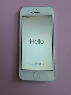 Apple iPhone 5 - 16 GB - 白色 银色(解锁) — 第 1/3 张图片