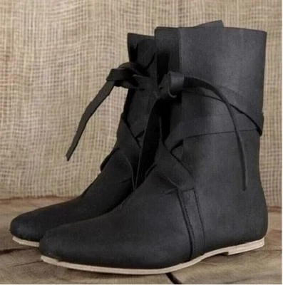Weekend Sale Viking Renaissance Poulaines Larp middle high ankle boot Xmas Gift - Image 1 of 4