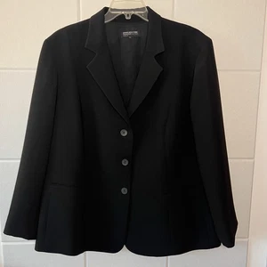 Jones New York Platinum Collection Women’s Size 24 Black Pants Suit 24w/24wp - Picture 1 of 20