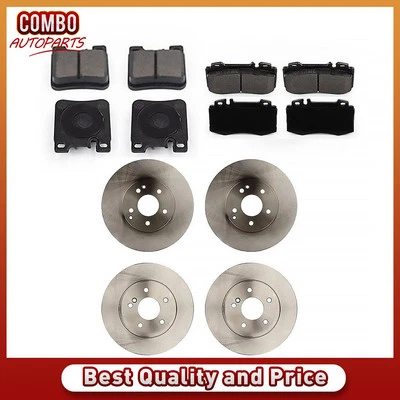 Rotores de freno delanteros y traseros pastillas de freno para Mercedes-Benz CLK320 1998-1999 Foto 1 de 4