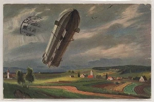 Used Zeppelin Postcard Lot # 46 - Picture 1 of 1