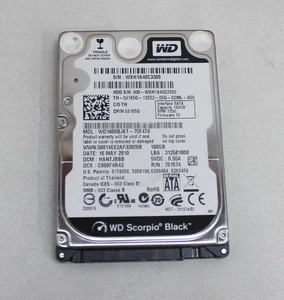 WD1600BJKT Western Digital Scorpio Blue Hard Drive 160Gb 7200 Rpm "GRADE A" - Picture 1 of 1