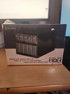 Boîtier de disque dur interne SilverStone Technology, 3 x 5,25 pouces, scellé - Photo 1/4