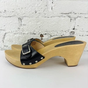 Vintage Nine West Holz Slide Clogs - Bild 1 von 8