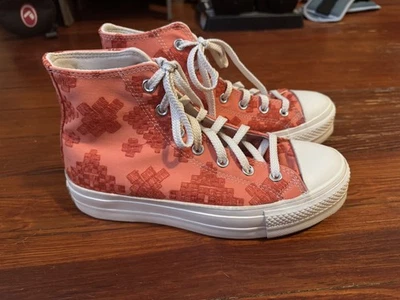 匡威 Converse Chuck Taylor Lift Platform Hi BRIGHT MADDER A02233C 女式 9 码 — 第 1/4 张图片