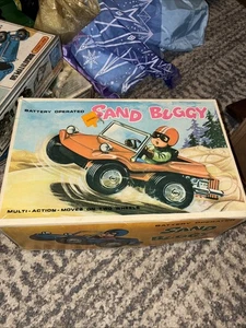 BUGGY DUNE DI SABBIA A BATTERIA VINTAGE anni 60 nuovo con scatola - Foto 1 di 16