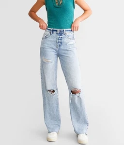 Jeans HIDDEN Los Angeles Logan Heavy Distressed Dad Años 90 Cintura Alta Talla 24 - Imagen 1 de 6