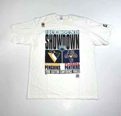 Vintage 1996 NHL Florida Panthers Eastern Conference Finals T-Shirt Men’s Large - Image 1 of 4