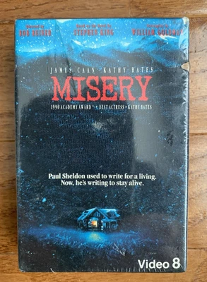 MISERY Sealed Video 8 8mm Cassette Stephen King Horror Kathy Bates James Caan - Bild 1 von 4