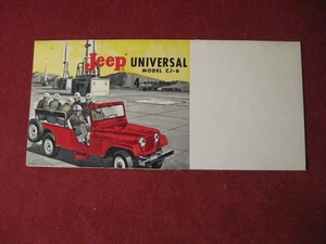1962 Jeep Willys CJ6 Sales Brochure Booklet Catalog Old Original - Foto 1 di 4