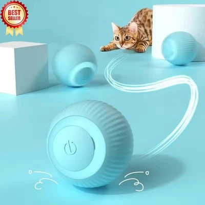 Smart Cat Toy Electric Automatic Rolling Ball Interactive Kitten Training Toy UK