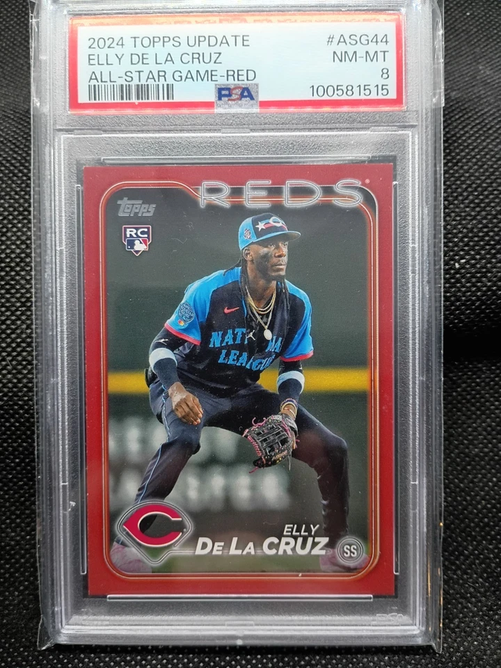 Elly De La Cruz 2024 Topps Update All Star Game Red Parallel /5 PSA 8 - Imagem 1 de 1