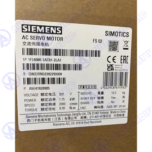 1FL6066-1AC61-2LA1 SIEMENS SIMOTICS Operating Voltage Expedited Shipping GQ - Picture 1 of 6