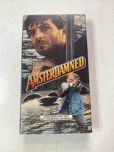 AMSTERDAMNED VHS TAPE 1989 Vestron Video Vintage Thriller Action Crime Promo Vhs - Picture 1 of 6