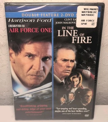 Air Force One / In The Line of Fire (2-Disc DVD,)  Harrison Ford  Brand New B163 - Image 1 of 2
