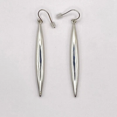 Pendientes de aguja larga VINCE CAMUTO tono plata colgantes nuevos sin etiquetas Foto 1 de 4