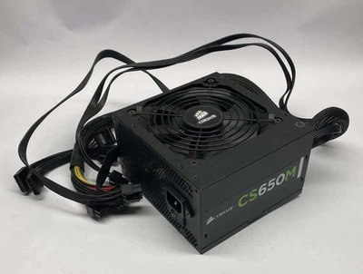 Corsair CS650M 650W Part Modular Power Supply Unit (PSU) - Big Fan - 75-010708 - Image 1 of 4