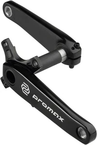 Promax HF-2 BMX Crankset 170mm 6061 Aluminum Hollow Forged 24mm Spindle Black - Picture 1 of 2
