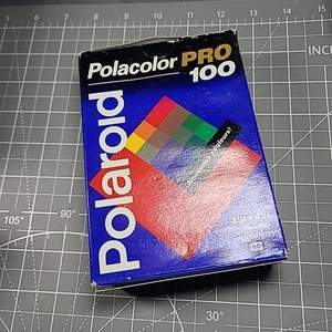 Polaroid Polacolor Pro 100 Film Sealed BOX 2 Packs 16 Photos Expired 10/1994 - Picture 1 of 7