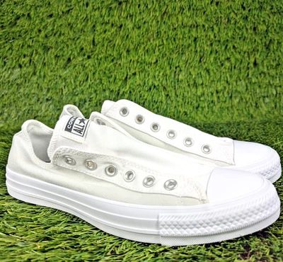 Converse Slip on Chuck Taylor All Star Low Womens 9 / Mens 7 Seafoam Green White - Image 1 of 4