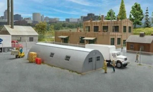 Cabaña Quonset escala Walthers 933-3560 - Se requiere montaje - Imagen 1 de 3