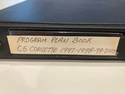 Chevrolet Engineering Program Plan Book C5 Corvette 1997 1998 1999 2000 - Изображение 1 из 4