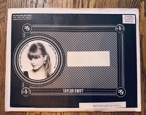 TAYLOR SWIFT CMA Consideration 2013 Conquer The World Promo 24 Cards RED tour Bk - Picture 1 of 9