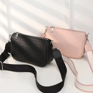Mujeres Cuero PU Cross Body Bolso de Mano Bolso de Hombro Bolso de Teléfono Billetera - Imagen 1 de 11