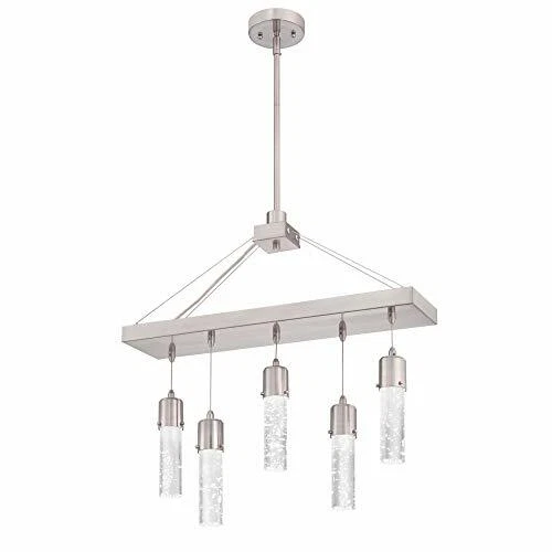 Westinghouse 6371900 Cava 5-Light LED Indoor Chandelier, Brushed Nickel Finish - Image 1 of 1