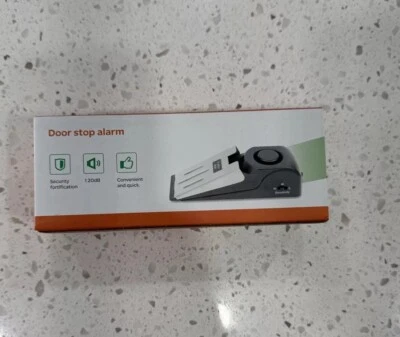 Door Stop Alarm Wireless Door Stopper with 120DB Security Alarm Home Travel Safe - Image 1 of 3