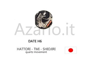 Movimento al quarzo HATTORI VX12 data 6 movement quartz Shiojiri TMI watch Japan - Picture 1 of 1