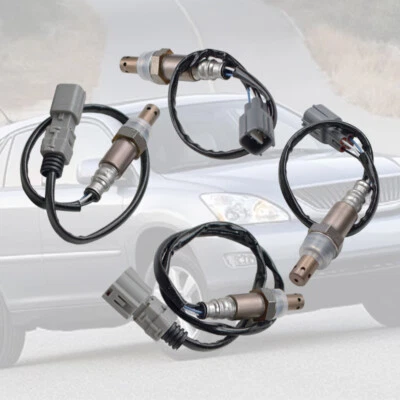 4PCS Oxygen Sensor Upstream + Downstream For 2004-2006 Lexus RX330 (V6, 3.3L) - Image 1 of 4