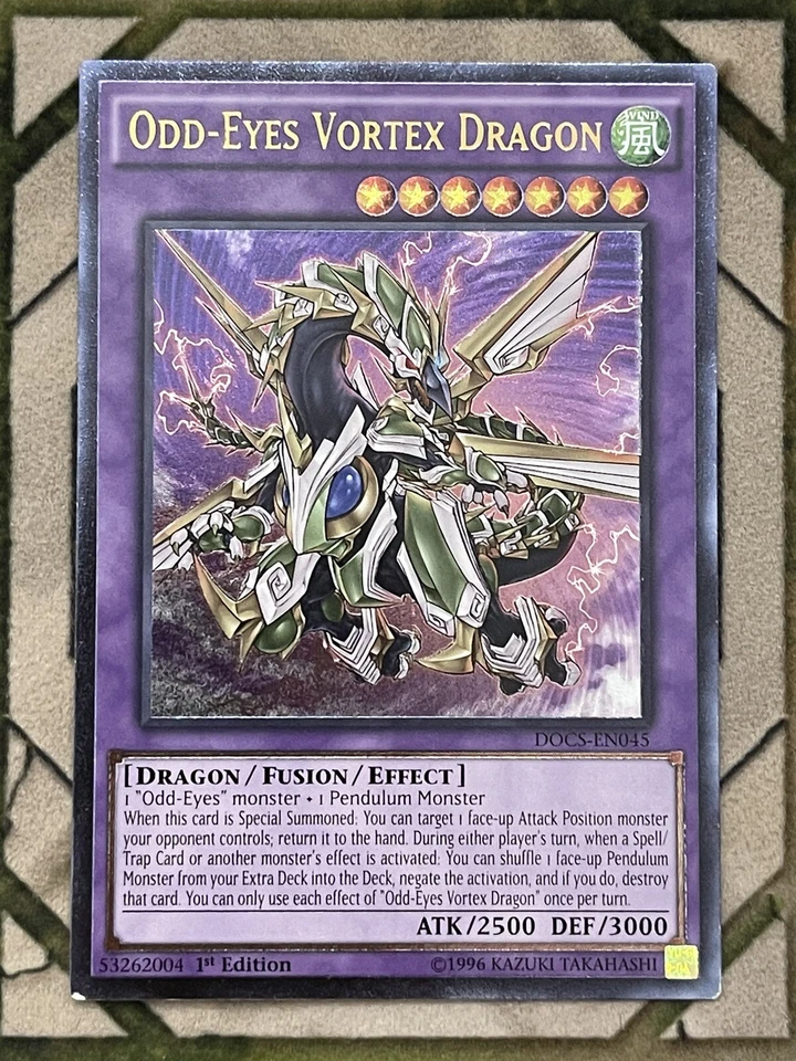 Yugioh ODD-EYES VORTEX DRAGON Ultimate Raro DOCS-EN045 1ª Edición Foto 1 de 3