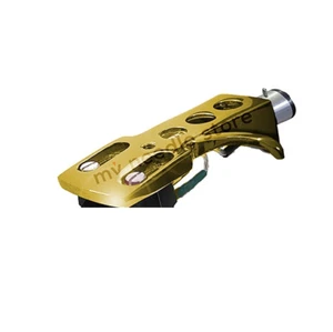 NEW Gold Cartridge Headshell for Pioneer PL550, PL10, PL510, PL71, PL400, PL50 - Picture 1 of 2