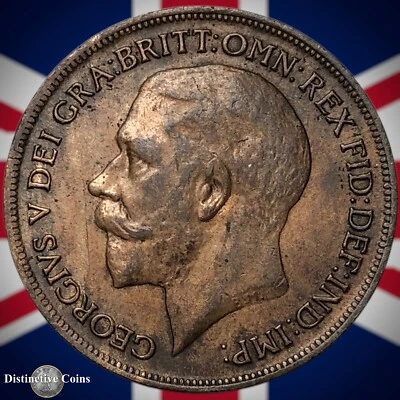 Grã-Bretanha 1917 Penny 1d GB6844 - Imagem 1 de 2