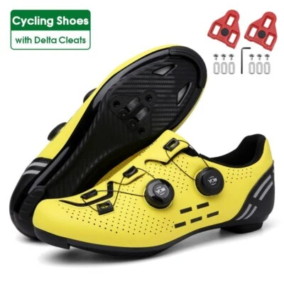 Мужская MTB велосипедные туфли с SPD бутсы дорожный велосипед обувь гонки велосипед кроссовки  - Изображение 1 из 4