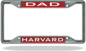 Harvard DAD License Plate Frame - Picture 1 of 1