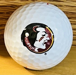 Florida State University FSU Seminoles College NCAA Vintage Older Logo Golf Ball - Picture 1 of 2
