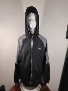 Fila Übergangsjacke Damen Medium Multicolor Windbreaker Full Zip Kapuze - Bild 1 von 11