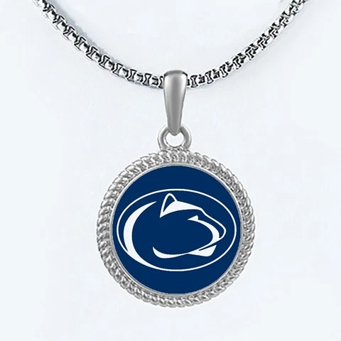 Penn State Nittany Lions Mens Womens 20" Lnk Chain Pendant Necklace D22 Cover