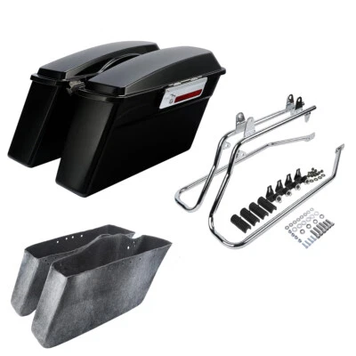 Hard Saddlebags Conversion Bracket Fit For Harley Heritage Softail Classic 84-17 - Image 1 of 4